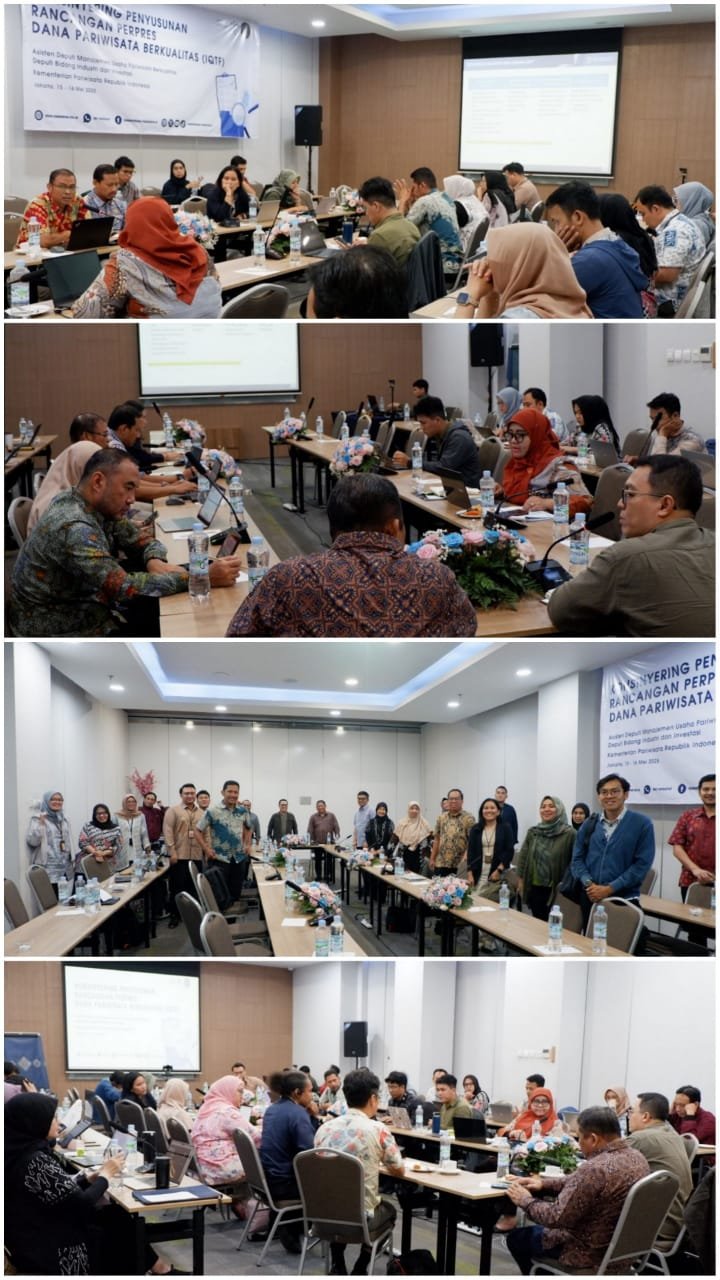 Rapat Konsinyering Penyusunan RPerpres IQTF (Indonesia Quality Tourism Fund)