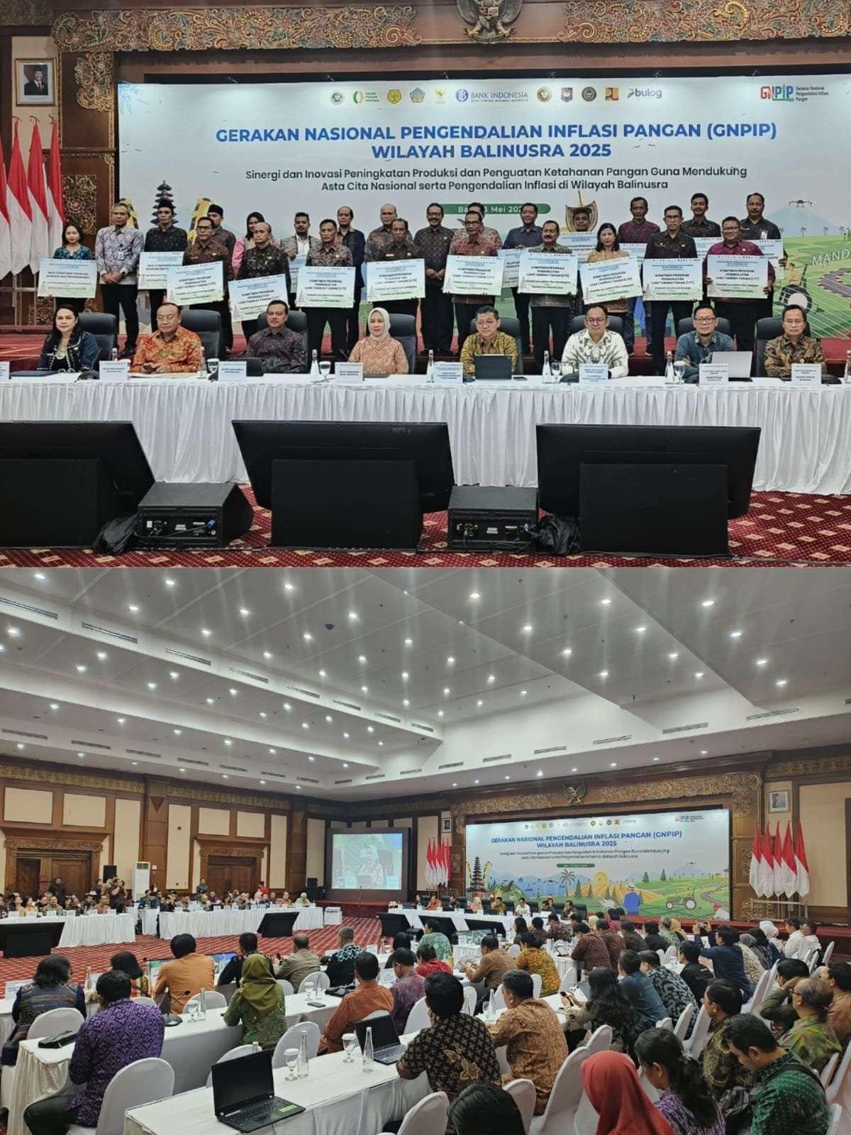Acara Gerakan Nasional Pengendalian Inflasi Pangan (GNPIP) Dan Rakor TPIP-TPID Wilayah BALINUSRA 2025