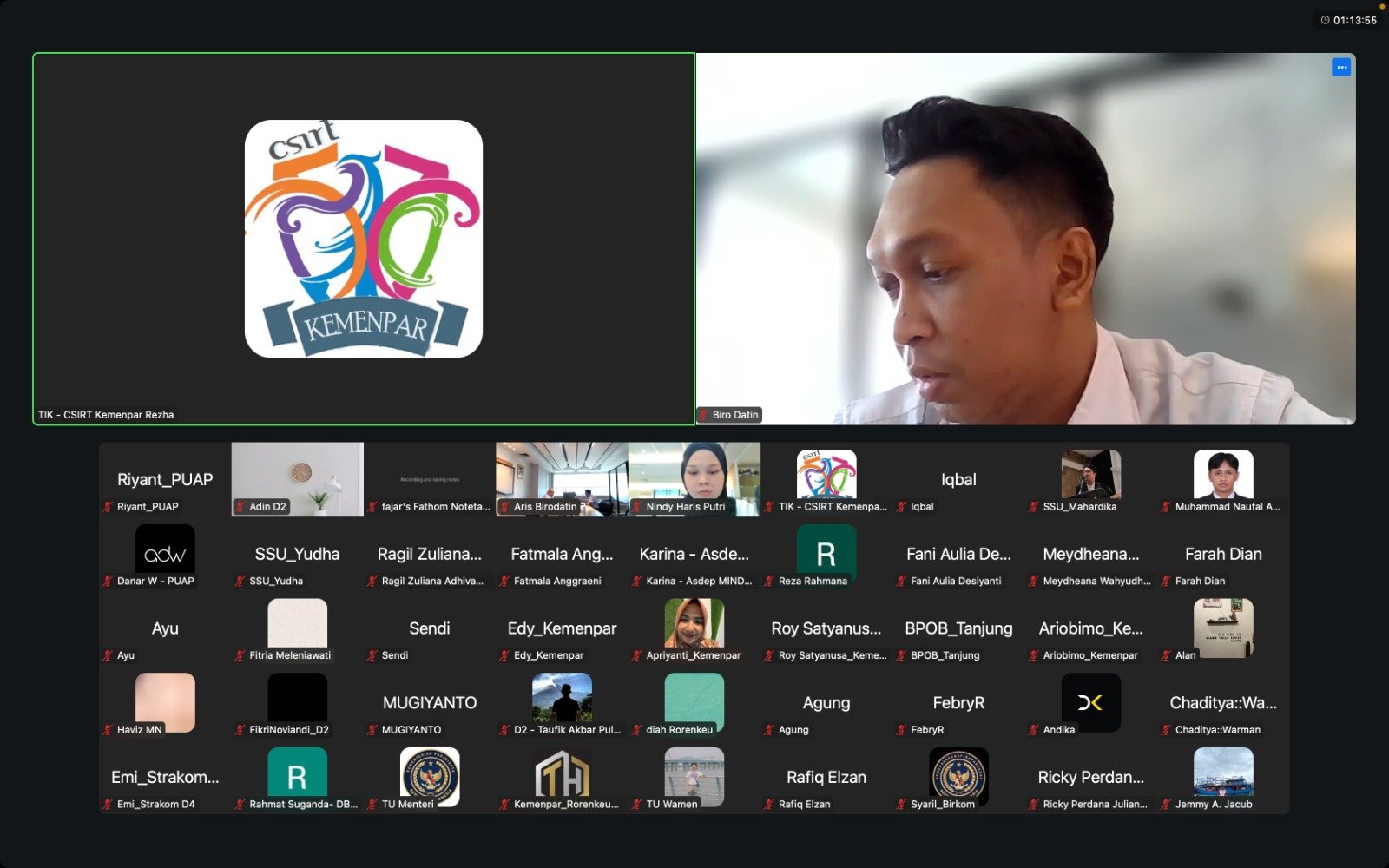 Sosialisasi Prosedur Migrasi Sub-domain (kemenpar.go.id) di Lingkungan Kementerian Pariwisata