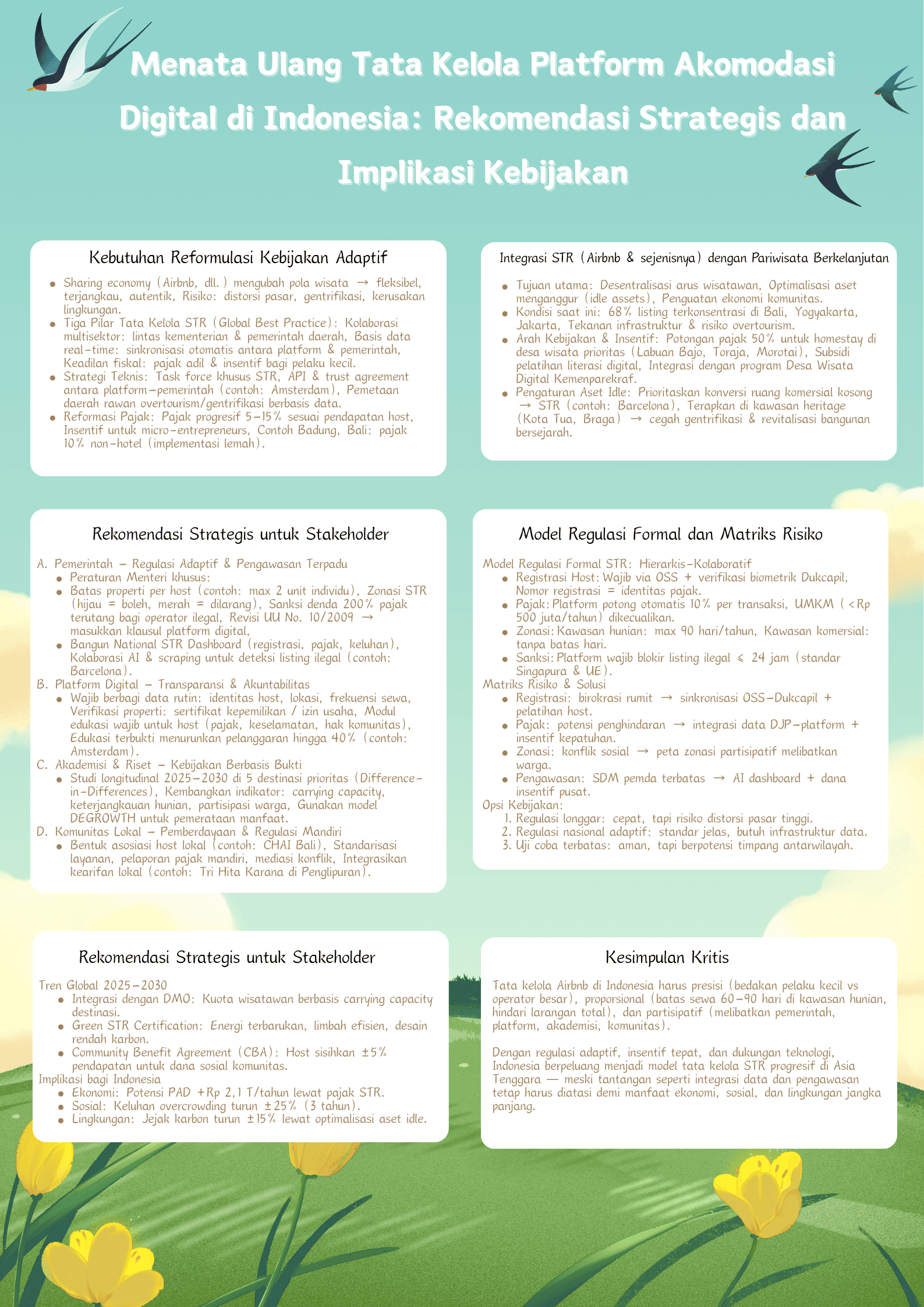 Menata Ulang Tata Kelola Platform Akomodasi Digital di Indonesia: Rekomendasi Strategis dan Implikasi Kebijakan
