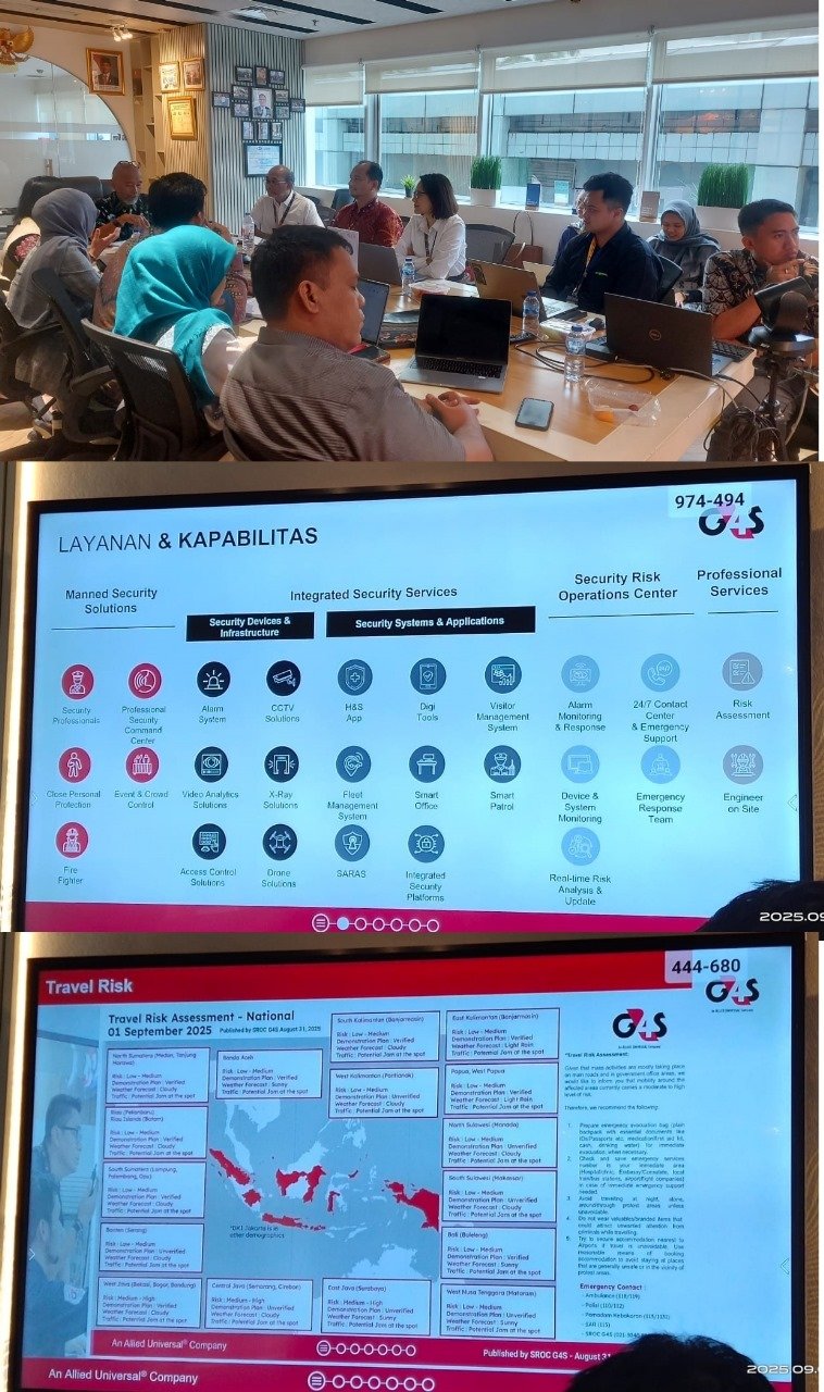 Rapat Dengan PT. Group 4 Securicor (G4S) Indonesia
