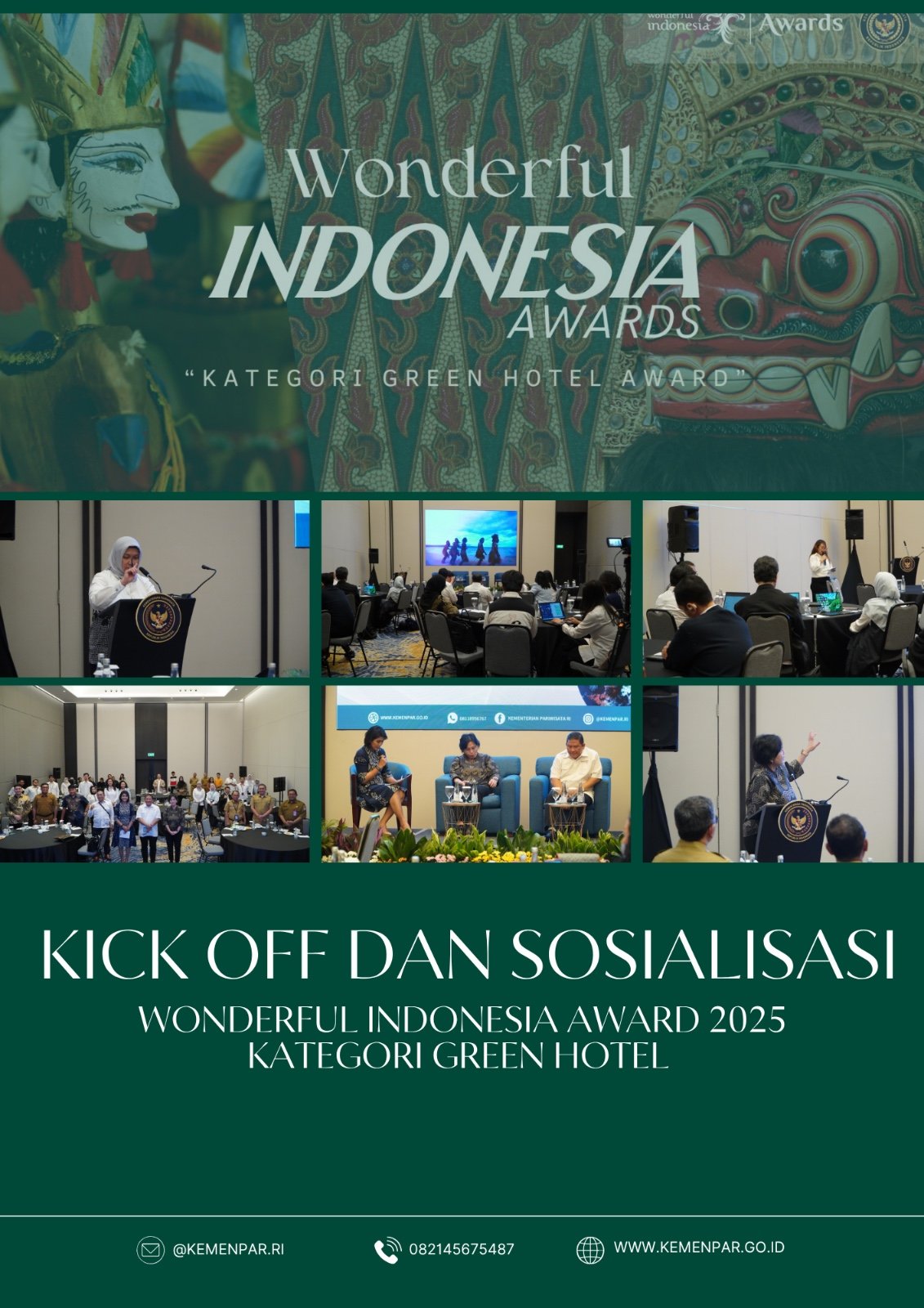 Kick Off & Sosialisasi Wonderful Indonesia Award – Kategori Green Hotel
