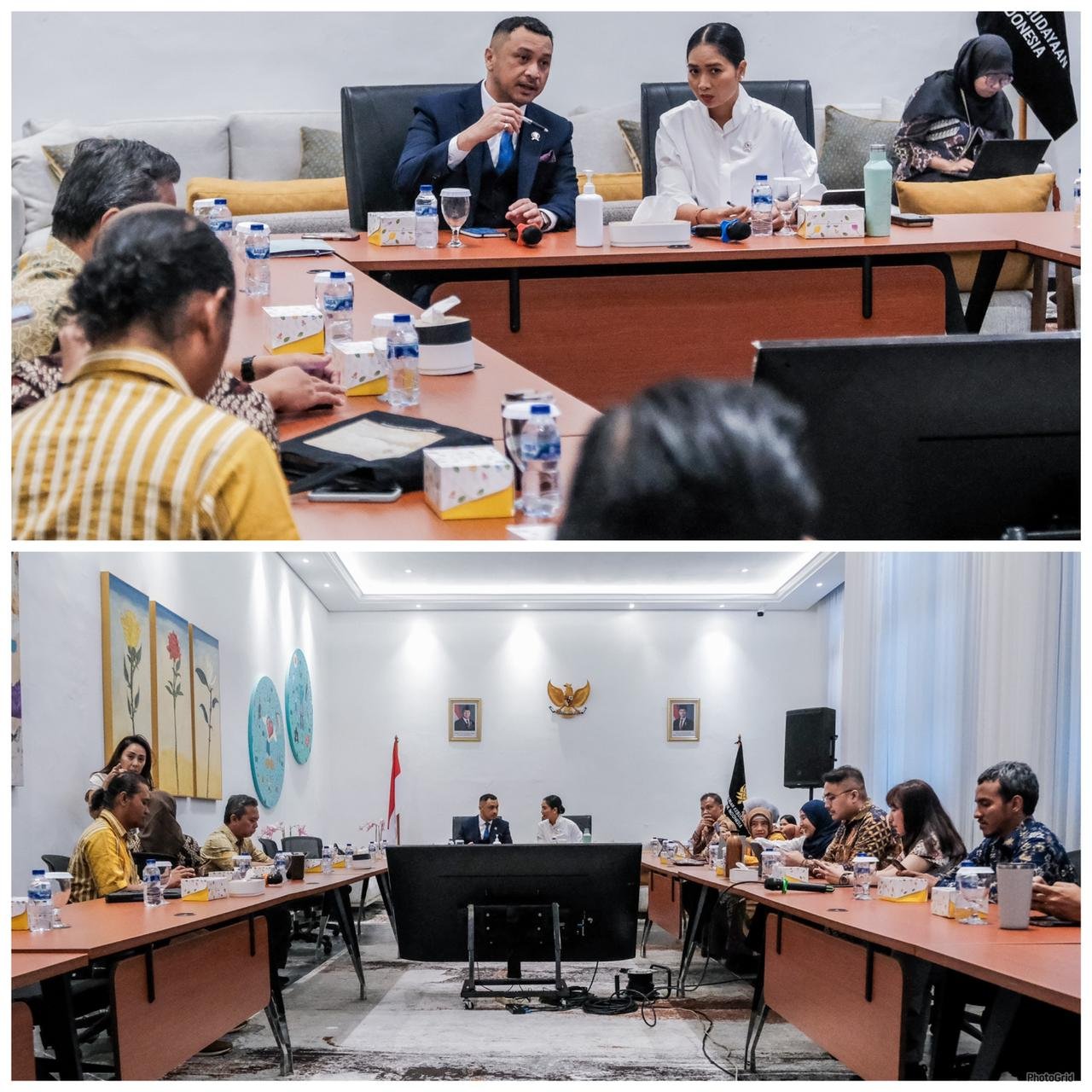 Pertemuan Wamenpar dengan Wamenbud perihal Pengembangan Heritage Tourism di Indonesia