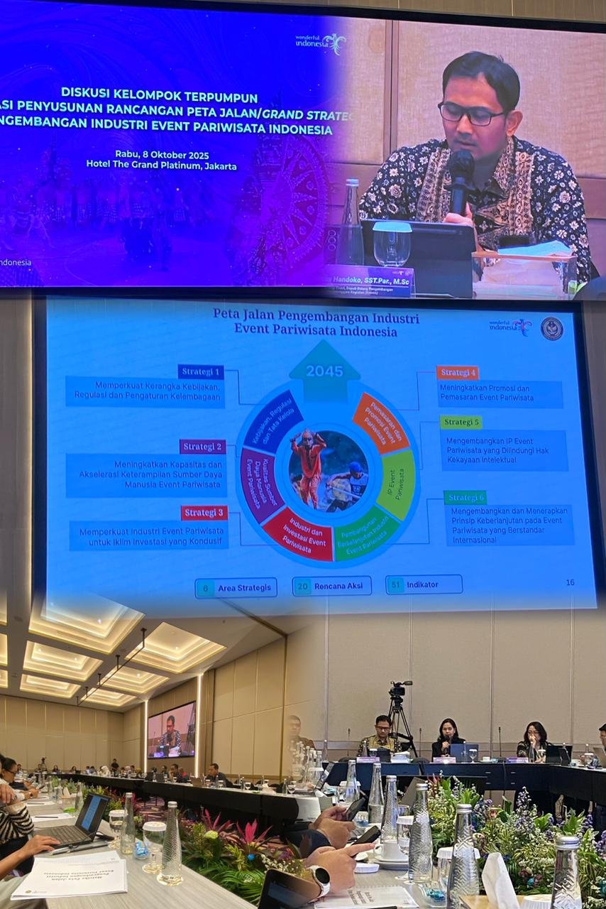 Laporan Diskusi Kelompok Terpumpun (DKT) II Finalisasi Penyusunan Peta Jalan Pengembangan Industri Event Pariwisata Indonesia