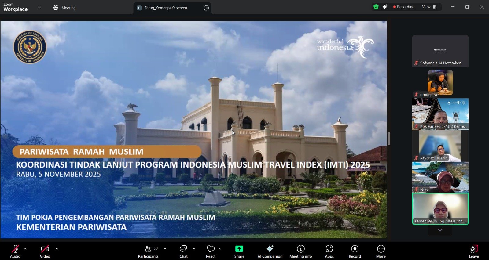 Rapat Diskusi Tindak Lanjut Program IMTI 2025