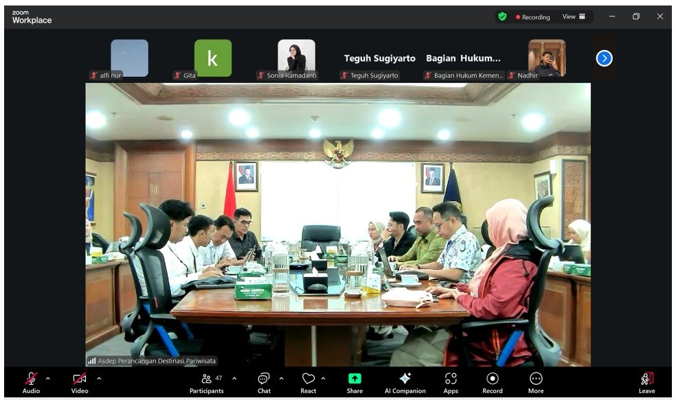 Harmonisasi Rancangan Peraturan Menteri Pariwisata tentang Penyelenggaraan Indeks Pembangunan Kepariwisataan Nasional