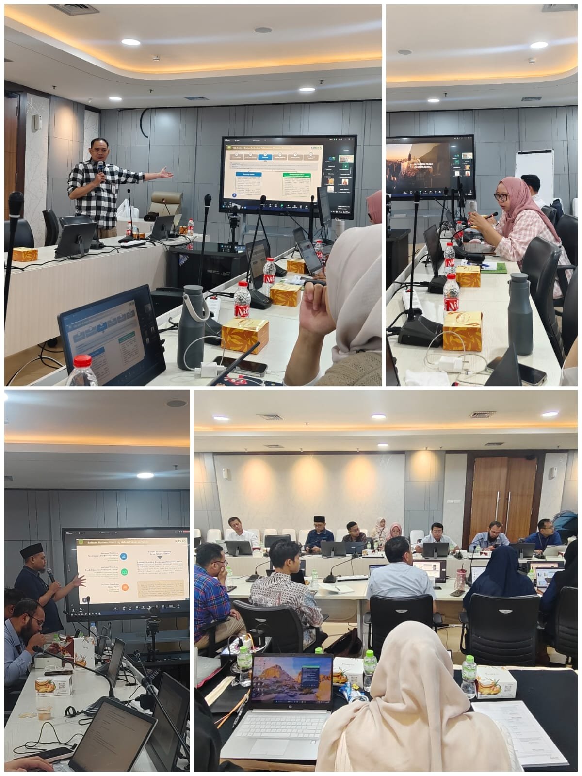 Rapat Koordinasi Sinergi Rapat Kolaborasi Business Matching Pembiayaan Syariah bagi UMKM bersama KNEKS