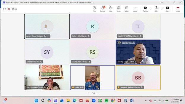 Rapat Koordinasi Moratorium Perizinan Sarbagita