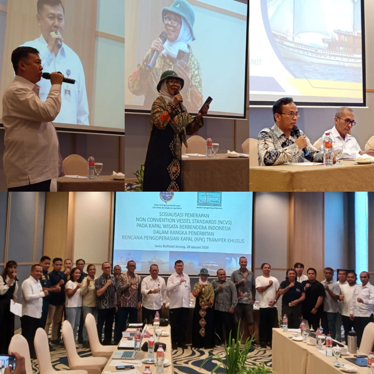 Sosialisasi Penerapan NCVS pada Kapal-kapal Rekreasi (Kapal Wisata) Berbendera Indonesia dalam rangka penerbitan RPK Tramper Khusus