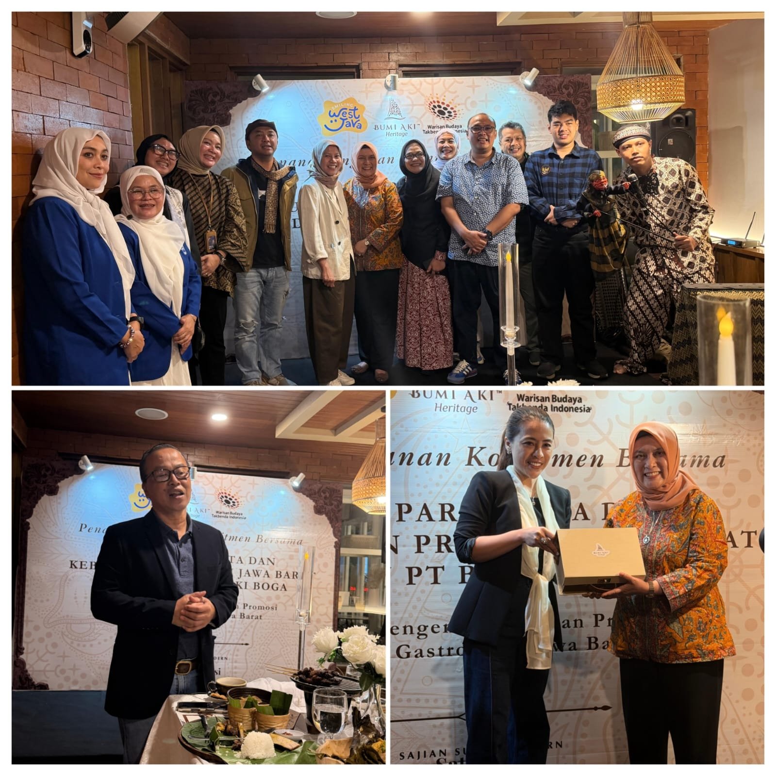 Pengesahan Komitmen Bersama Wisata Gastronomi Jawa Barat