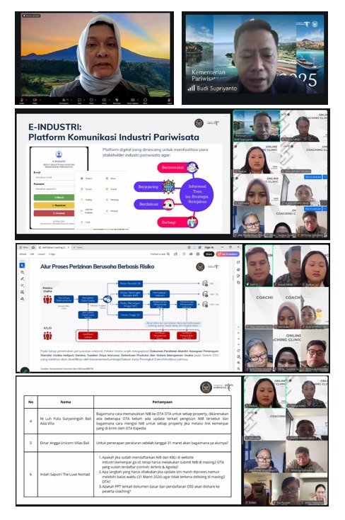 Laporan singkat kegiatan ONLINE COACHING CLINIC BATCH 4