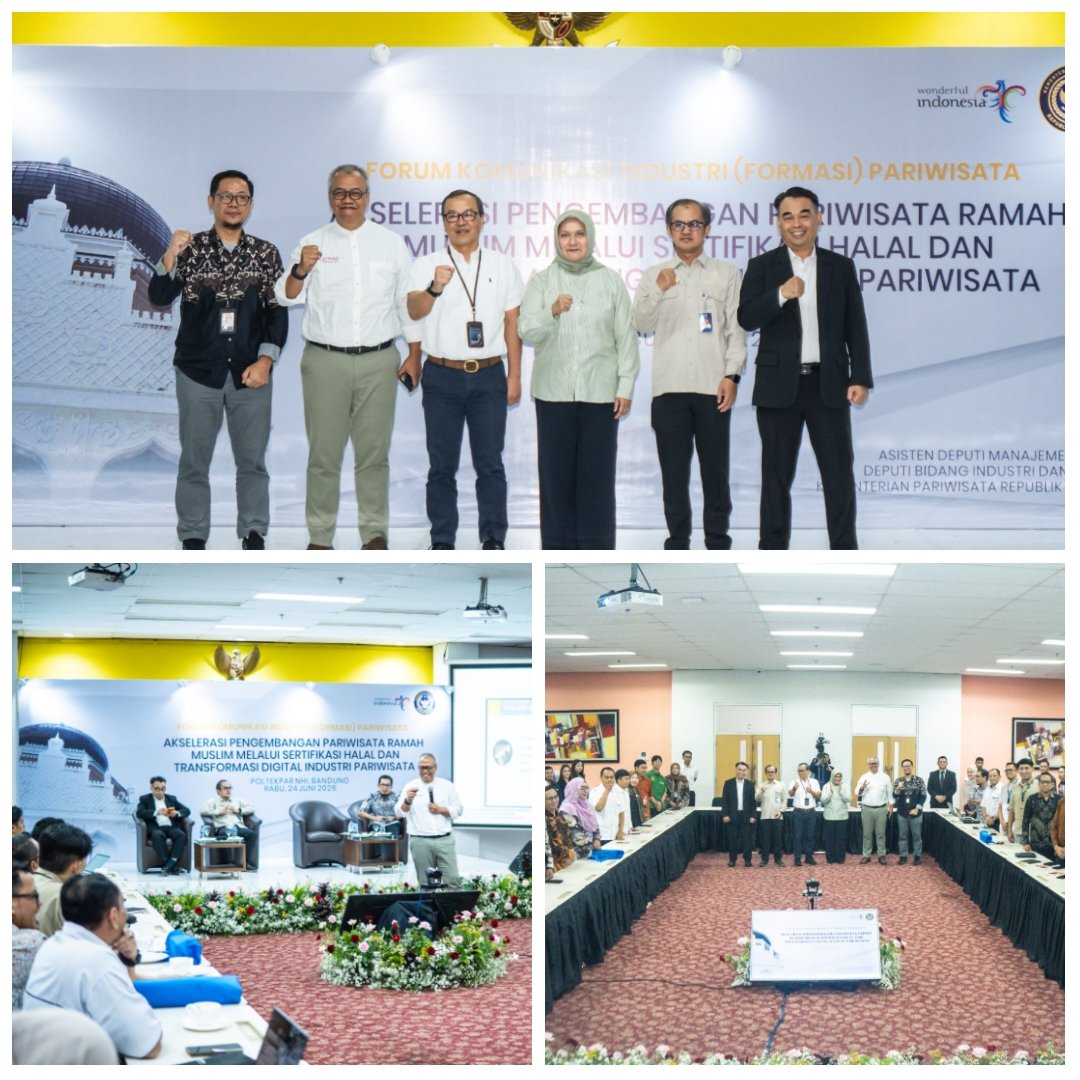Laporan Pelaksanaan Kegiatan *Forum Komunikasi Industri (FORMASI) Pariwisata dengan tema "Akselerasi Pengembangan Pariwisata Ramah Muslim melalui Sertifikasi Halal dan Transformasi Digital Industri Pariwisata