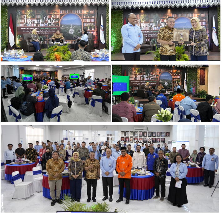 Library Cafe: Mengakselerasi Investasi Hijau menuju Kota Tangguh, Bersih, Berkelanjutan, dan Berdaya Saing; serta Visitasi Lapangan dan Audiensi bersama Pemerintah Daerah di Provinsi Sulawesi Tengah