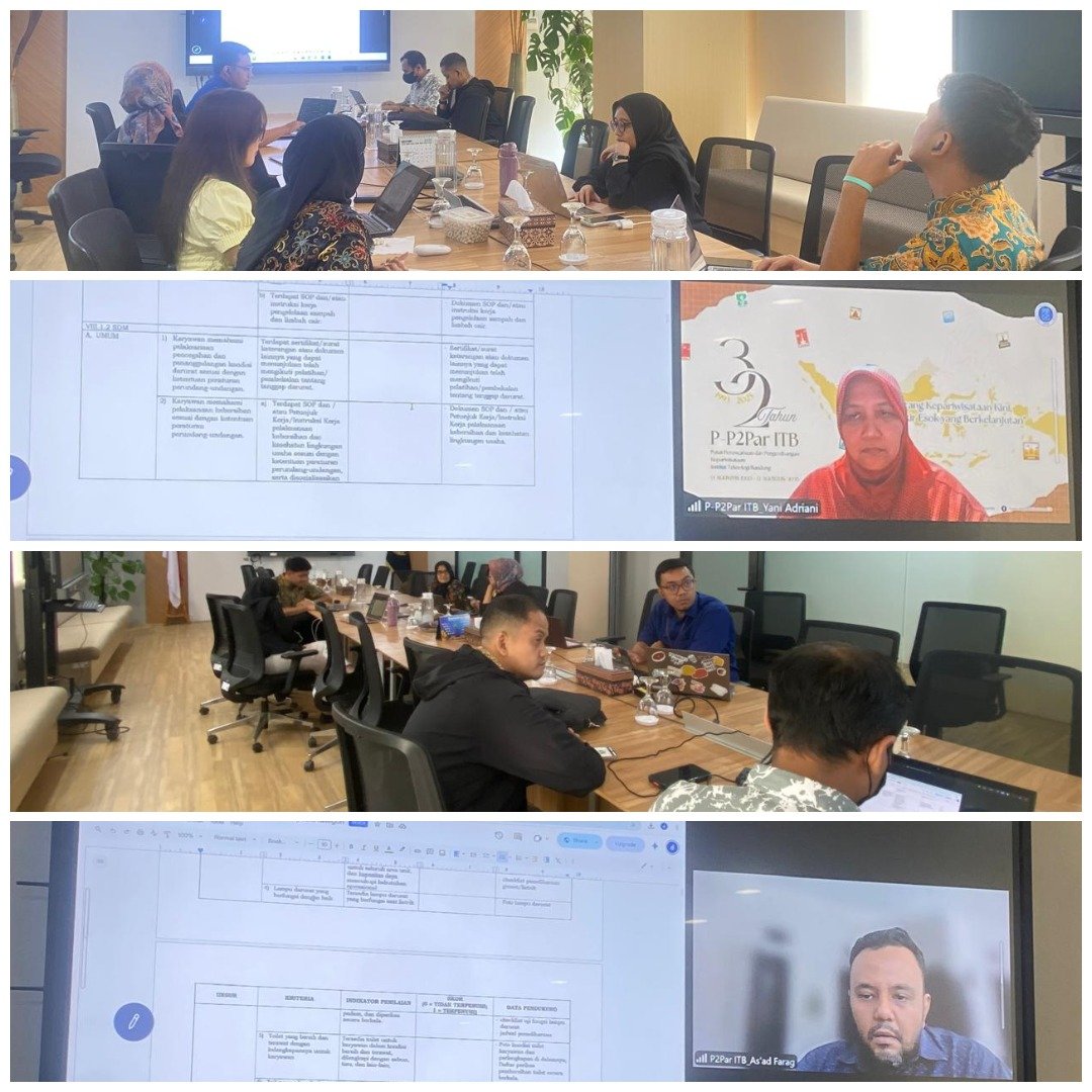 Rapat Pembahasan Draft Pedoman Pengawasan PBBR Matriks Kriteria dan Indikator Penyelenggaraan Pertemuan, Perjalanan Insentif, Konferensi dan Pameran
