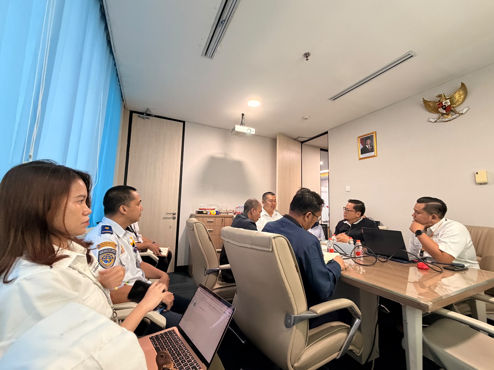 Rapat Audiensi Pengembangan Wisata Bahari dengan Direktur Lalu Lintas dan Angkutan Laut Kemenhub