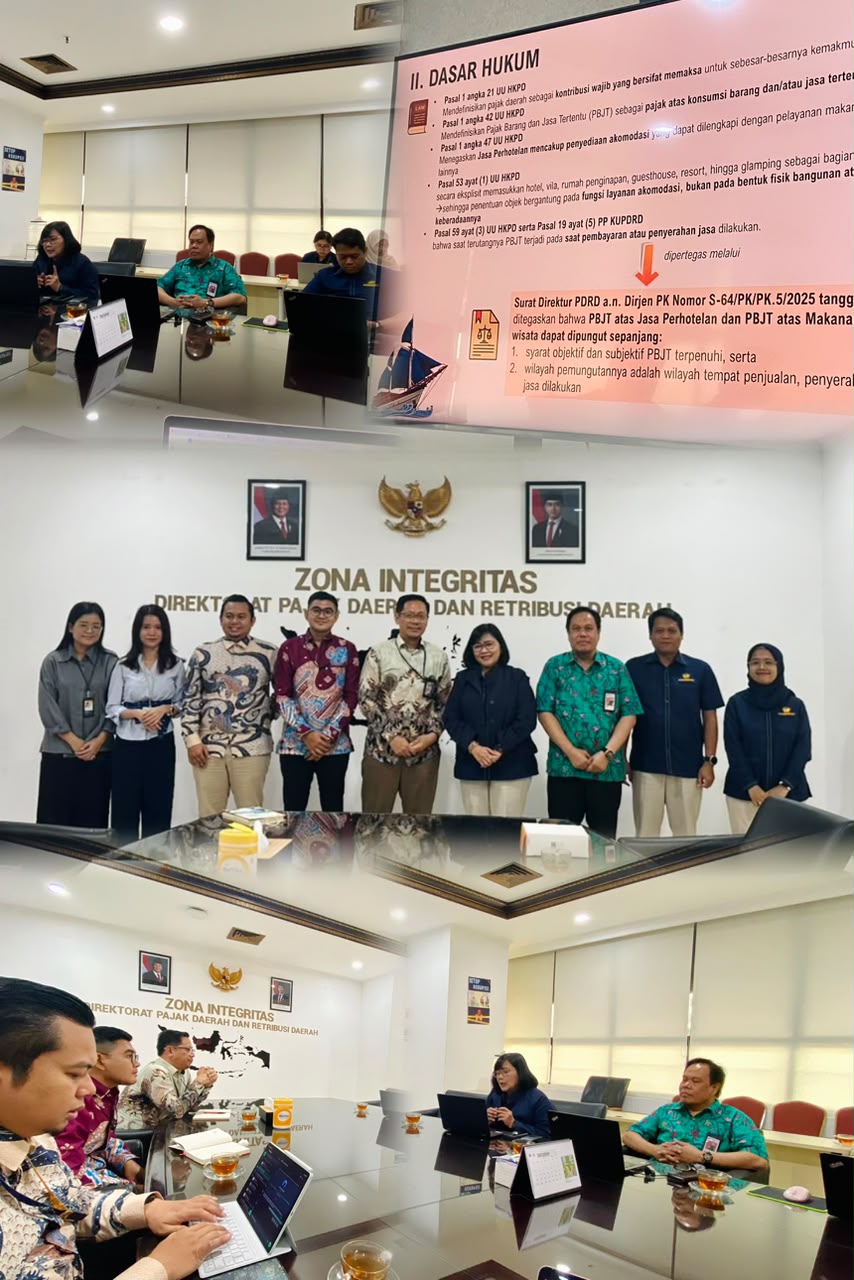 Laporan Audiensi dengan Direktur Pajak Daerah dan Retribusi Daerah Kementerian Keuangan