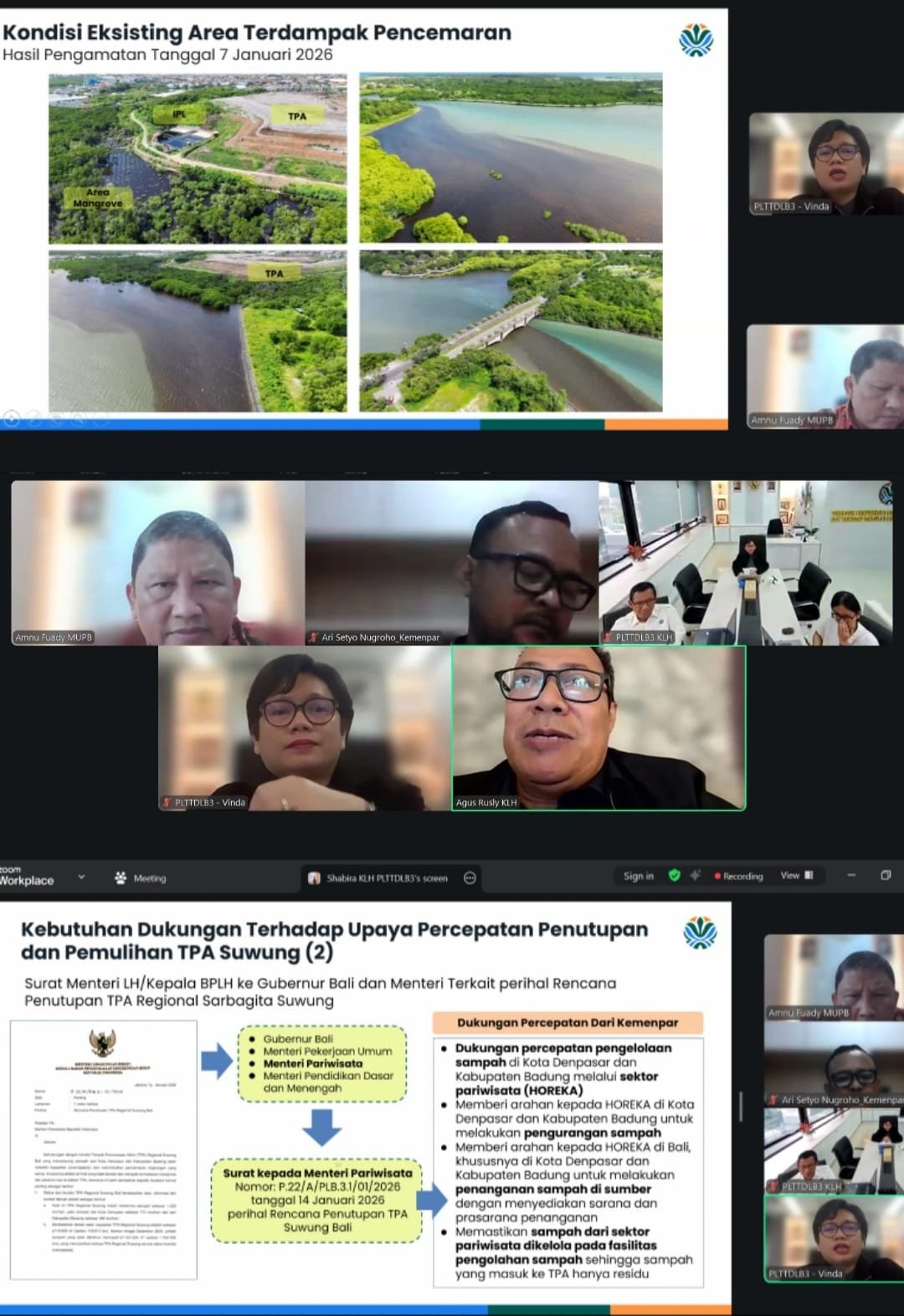 Rapat Koordinasi Rencana Penutupan TPA Regional Suwung Bali