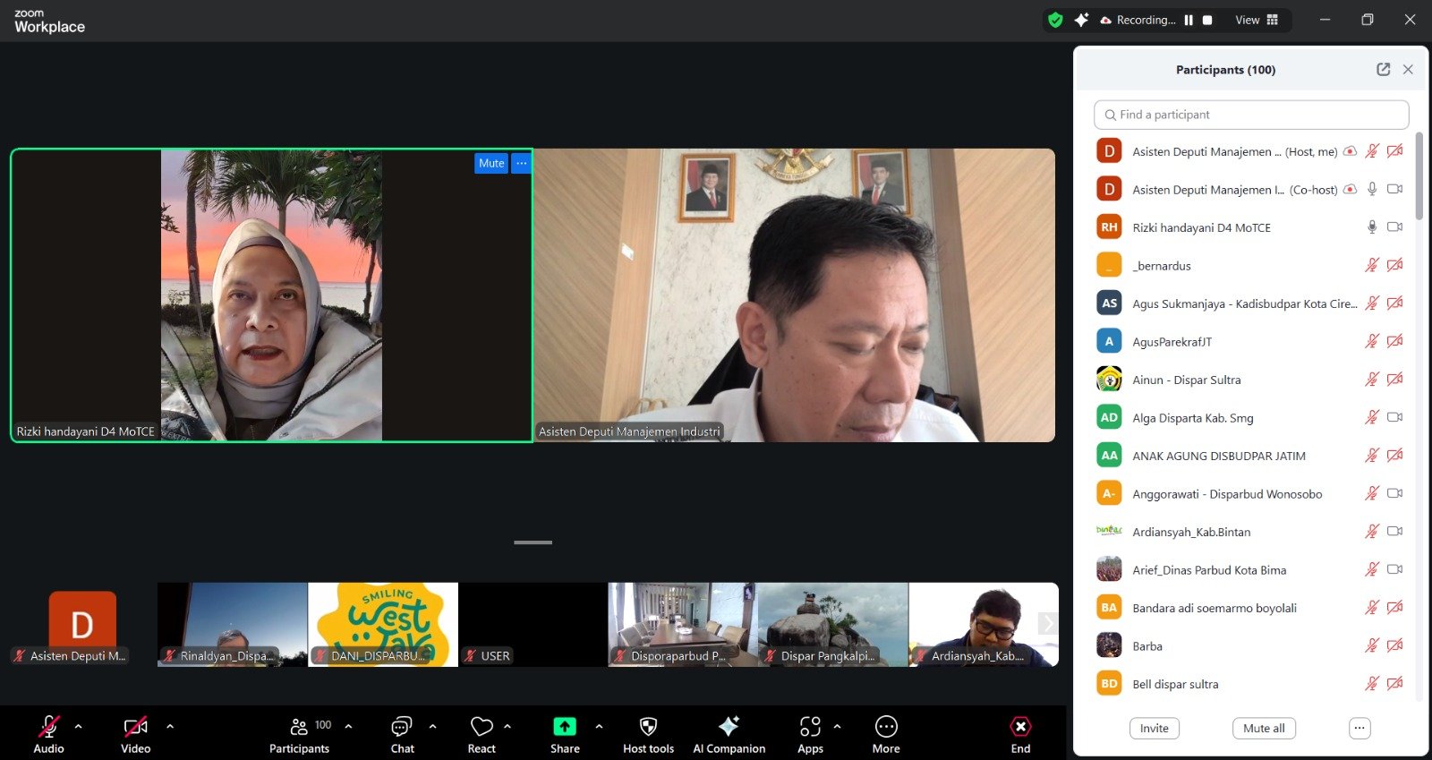 Sosialisasi Siaran Pers Kementerian Pariwisata tentang Penataan Akomodasi Pariwisata Tanpa Izin